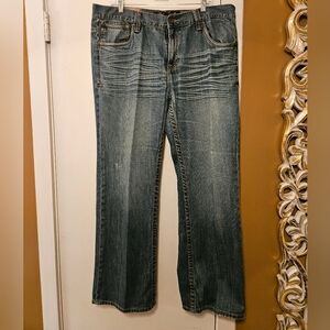 Marc Ecko Blue Bootcut Jeans